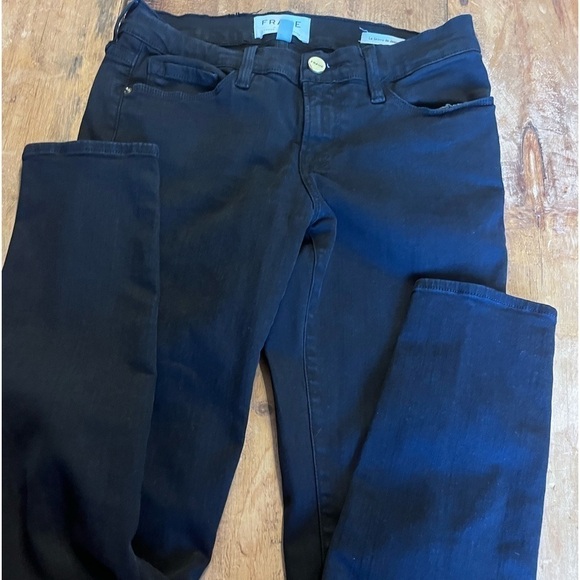 frame black jeans Le High Skinny size 25 - Picture 2 of 6